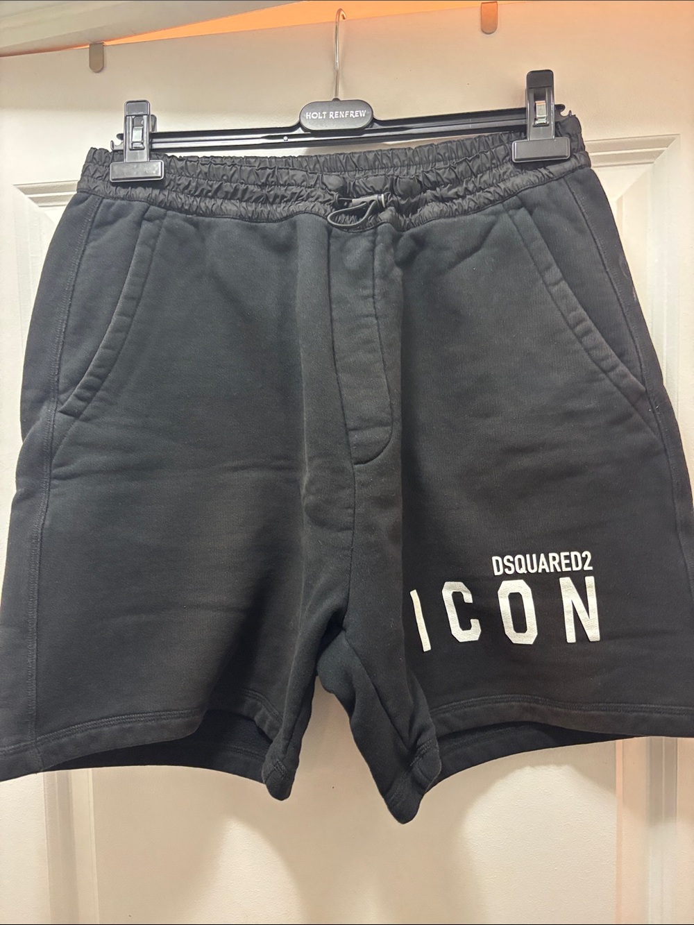 DSQUARED2 Black ICON Sweat Shorts